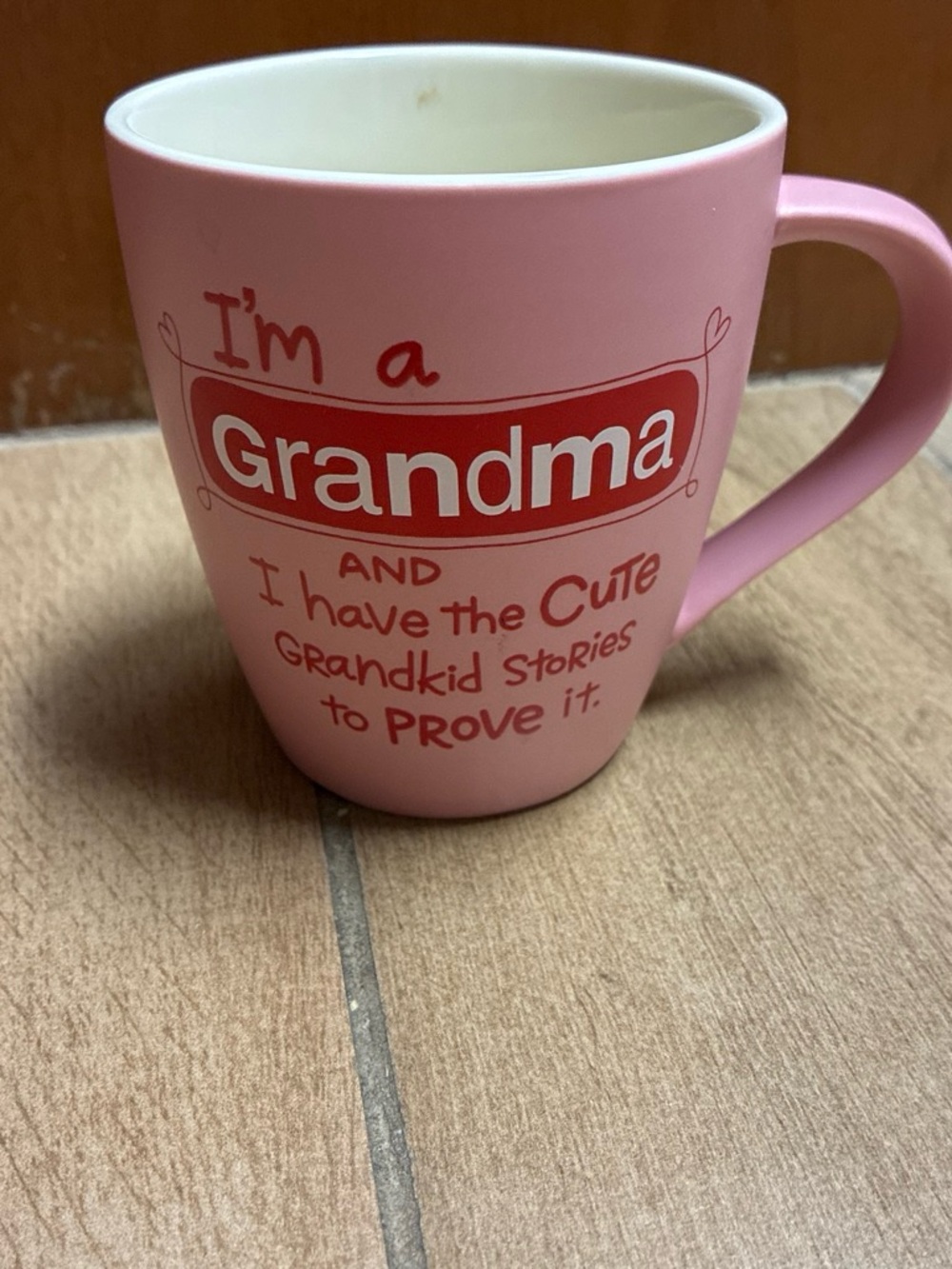 Hallmark Pink Grandma Ceramic Mug